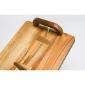 Acacia wood tray Futani, 40x25x6.5cm