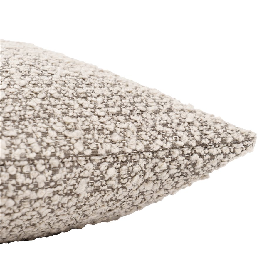 Decorative pillowcase Perugia, taupe, 45x45cm