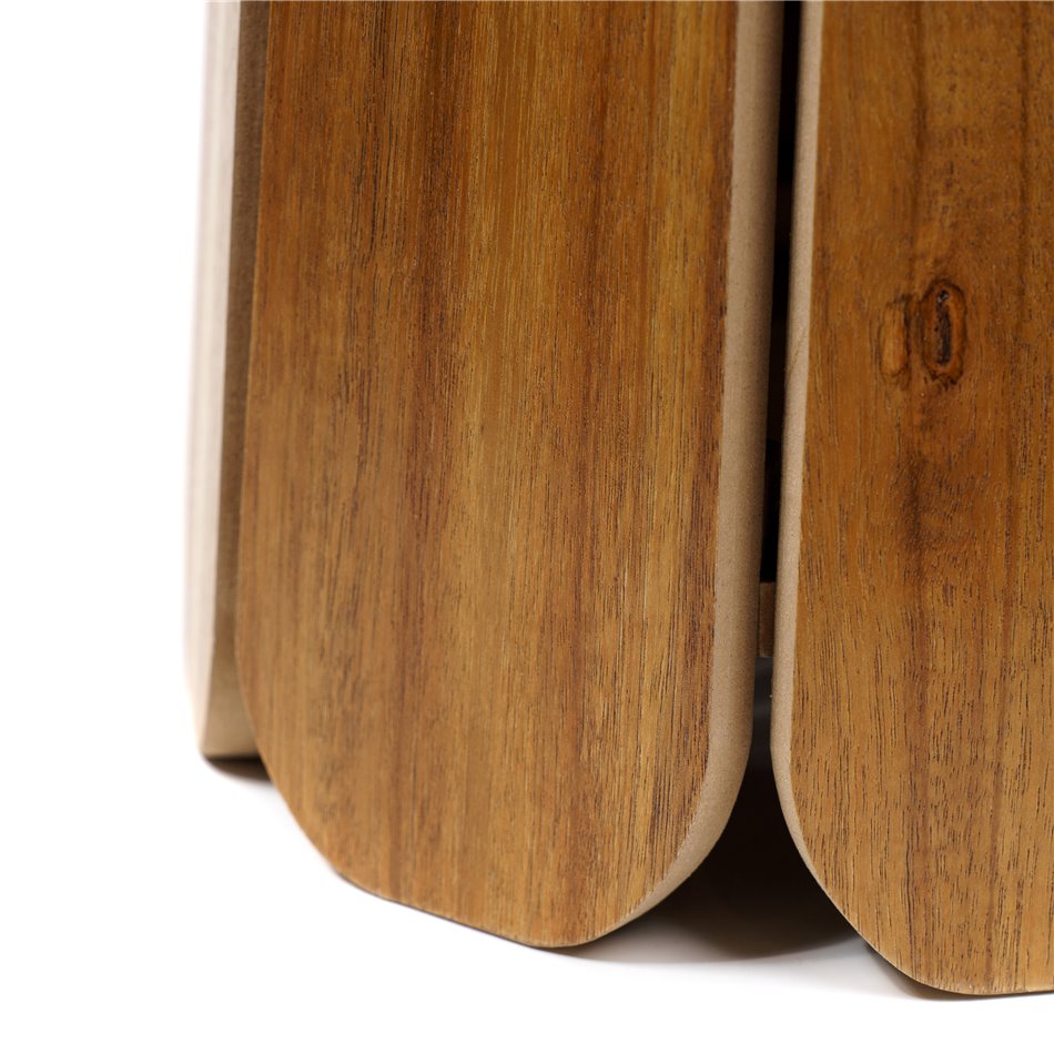 Side table D Appoint, natural, MDF, D30cm H55cm