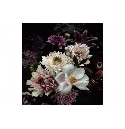 Стеклянная картина Flowers, 100x100cм