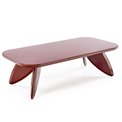 Coffee table Horaya, dark red, MDF, 120x60cm, H36cm 