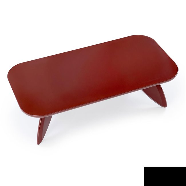Coffee table Horaya, dark red, MDF, 120x60cm, H36cm 