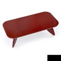 Coffee table Horaya, dark red, MDF, 120x60cm, H36cm 