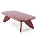 Coffee table Horaya, dark red, MDF, 120x60cm, H36cm 