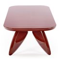 Coffee table Horaya, dark red, MDF, 120x60cm, H36cm 