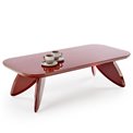 Coffee table Horaya, dark red, MDF, 120x60cm, H36cm 