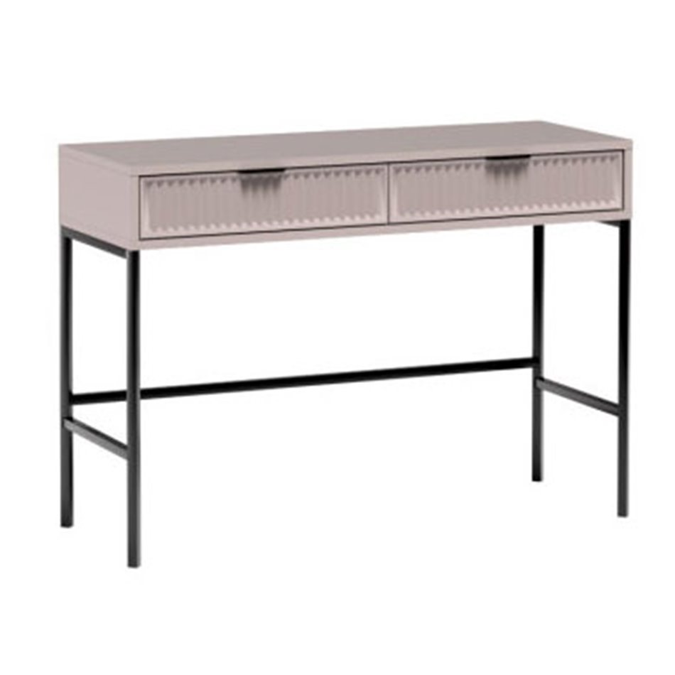 Console  Halink, old pink, metal/chipboard, H78x110x40.6cm 