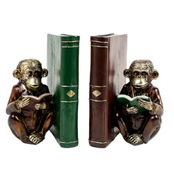 Bookend Monkey Bookend, set, H17x21x11.5cm