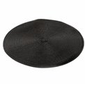 Placemat Braid round, black, D38cm