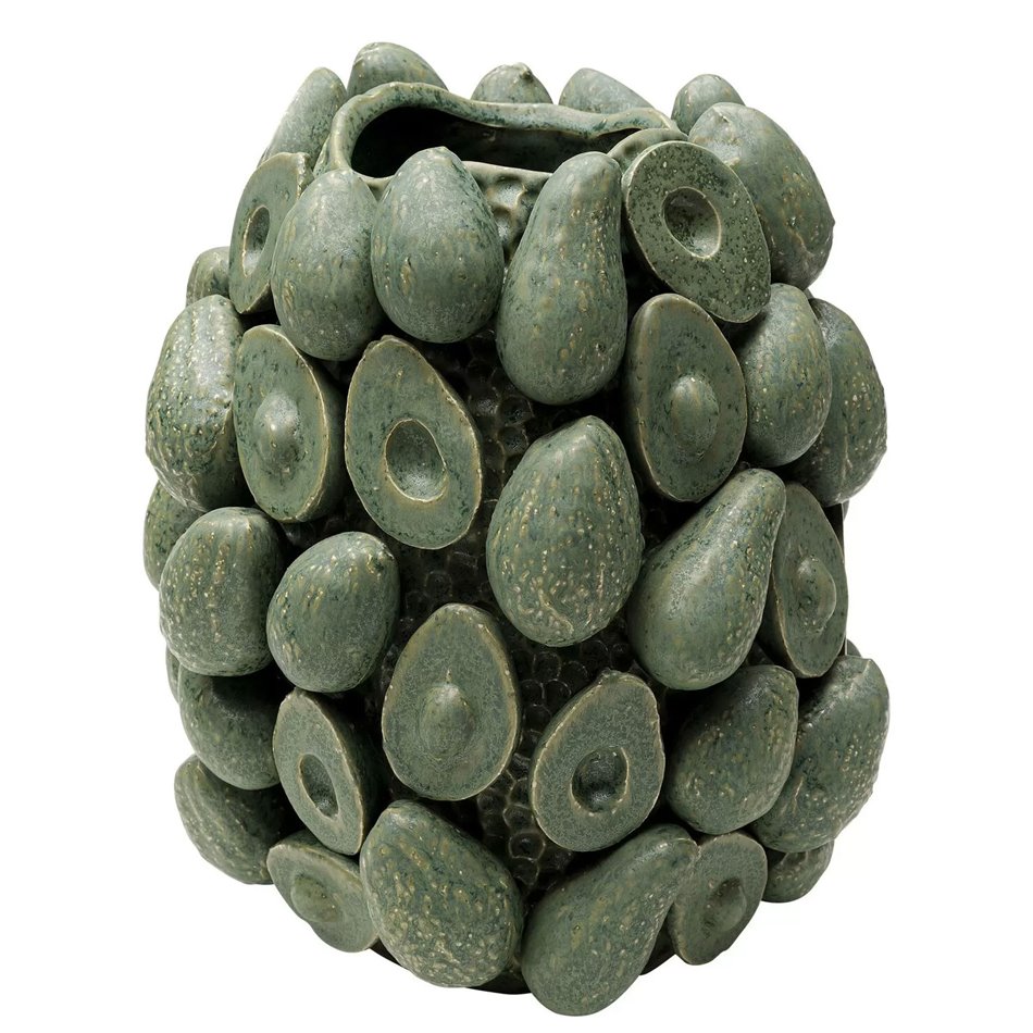 Vase Avocados, green, H31x24x23.5cm