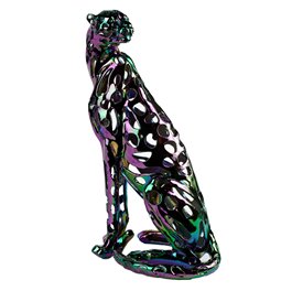 Decorative figure Leopard Shiny, H42x22x16.5cm