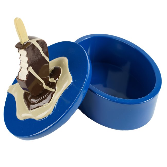 Decorative box with lid Ice cream, H18x14.5x11cm