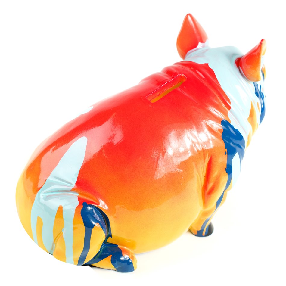 Money bank Sitting Pig, H12.5x17x11cm