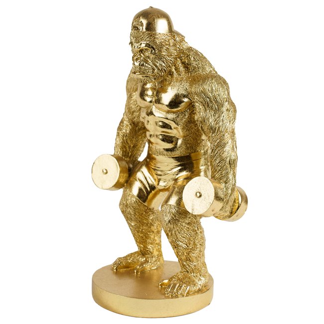 Deco figurine Orangutan Gold, H33x14x19cm