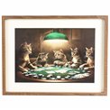 Wall art Cats Poker, 30x40cm
