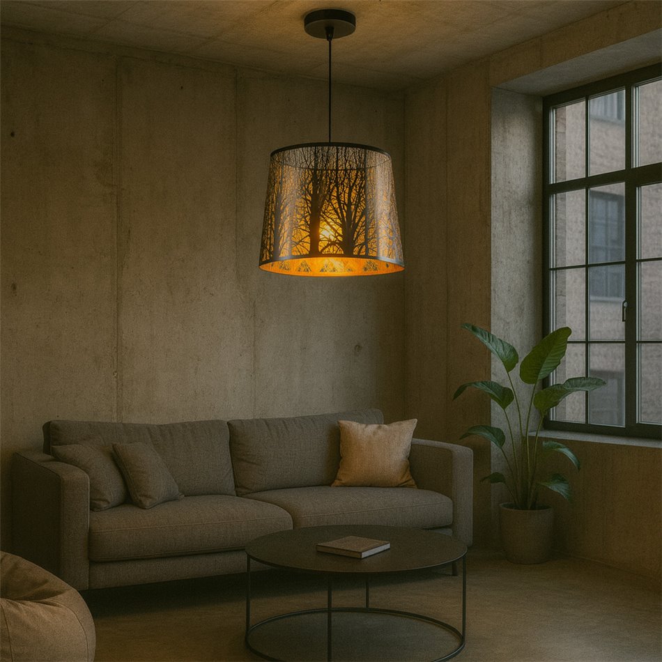 Pendant lamp Labosca, E27 60W(MAX), H30-110cm D35cm