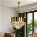 Pendant lamp Yesos, H42-100cm, D60cm, E14 16x40W(MAX)