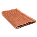Bamboo towel Stripe, 30x50cm, terracotta colour, 550g/m2