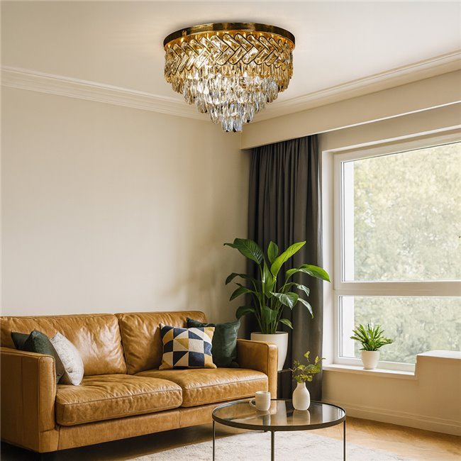 Потолочный светильник Yardiny, E14 9x40W(MAX), D60см