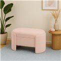 Bench with storage box Caldelari S, mauve, H31x73x35cm