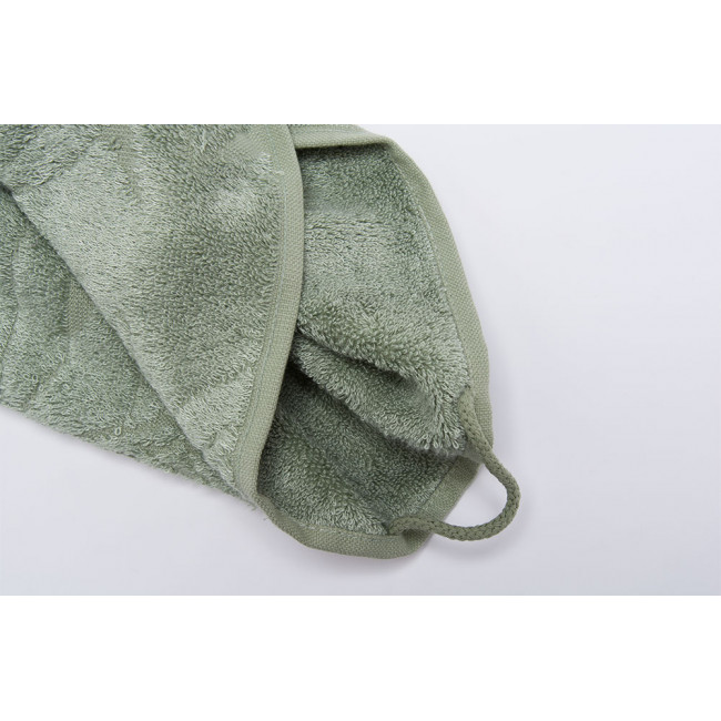 Bamboo towel Bamboo leaves, 50x100cm, light green colour, 550g/m2