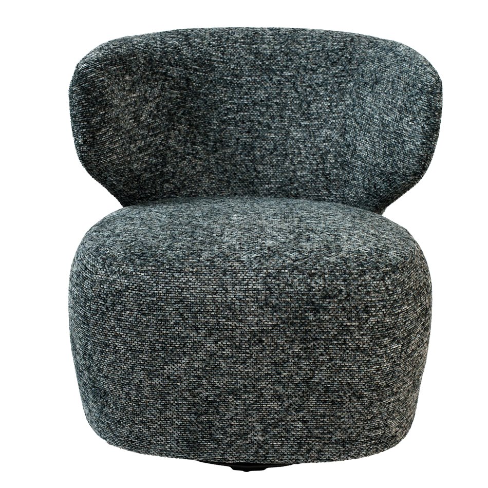 Кресло для отдыха Daras, swivel, colorful 10, H76x76x73см, высота сиденья 43см