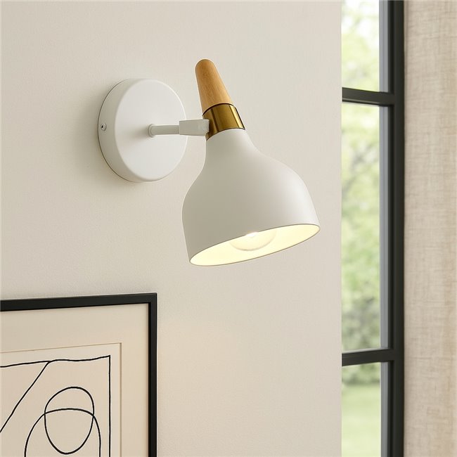 Wall lamp Mondovi 1, D15xH20cm, E14x1 40W(MAX)