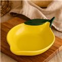Serving plate Lemon, ceramic, 31x21.5cm, H6.7cm