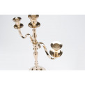 Candle holder Verena, champagne gold colour, 40x30cm