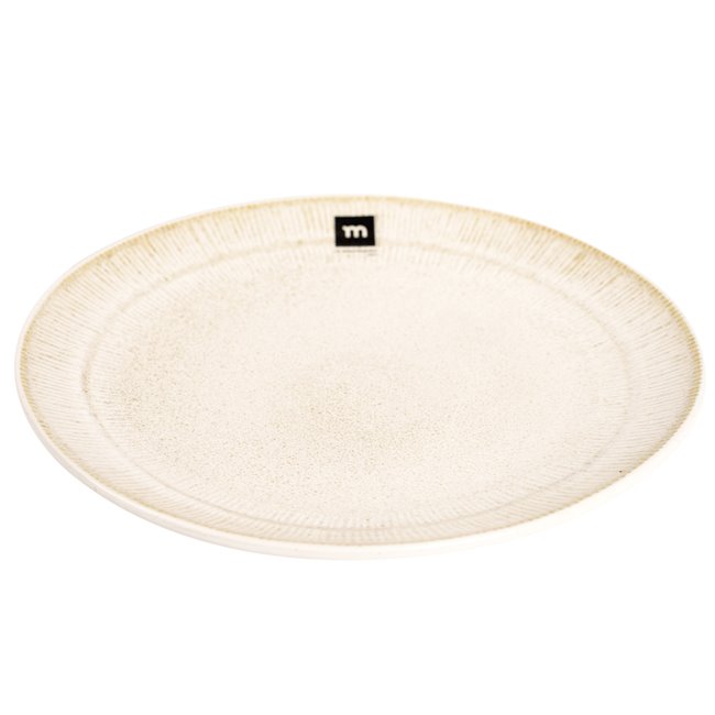 Dinner plate Calobra, creme, porcelain, D26.2cm