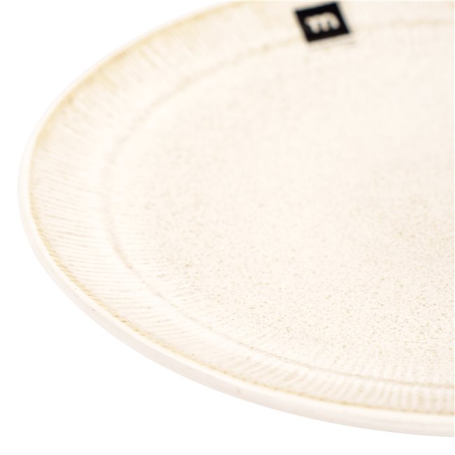 Dinner plate Calobra, creme, porcelain, D26.2cm