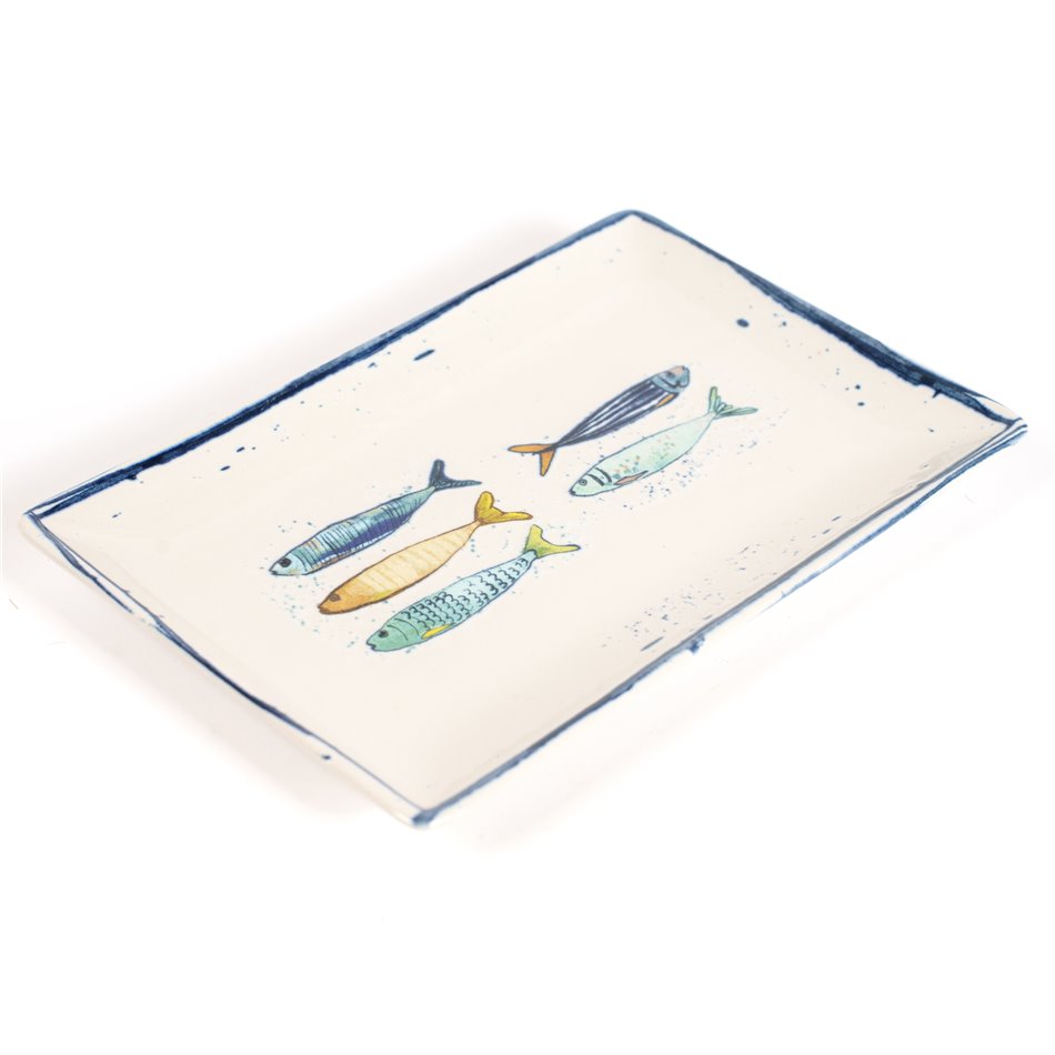 Diner plate Peixe Iberica, 20x13cm