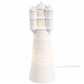Table lamp Lighthouse, white, H35cm, D12cm, E14 20W(MAX)