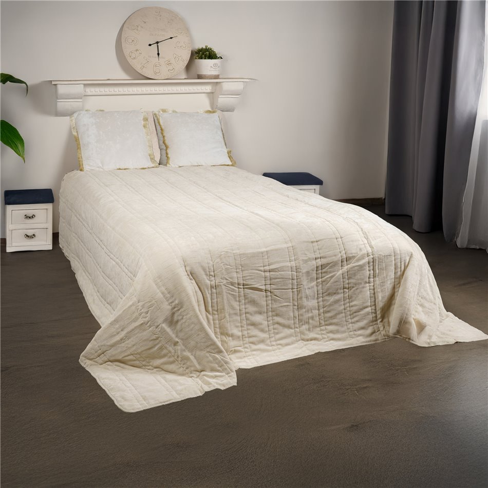 Bed cover Candy, sand, 220x240cm