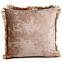 Decorative pillow Jumis, mauve, velvet, 50x50cm