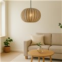Pendant lamp Malveira, H40-135cm, D35cm, E27