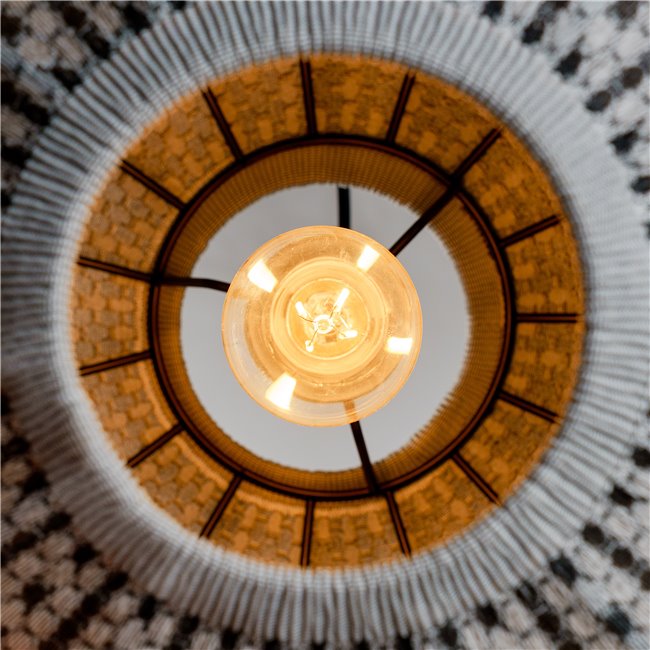 Pendant lamp Malveira, H40-135cm, D35cm, E27