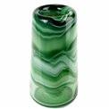 Vase Doria L, glass, green, H33.5cm, D17.5cm