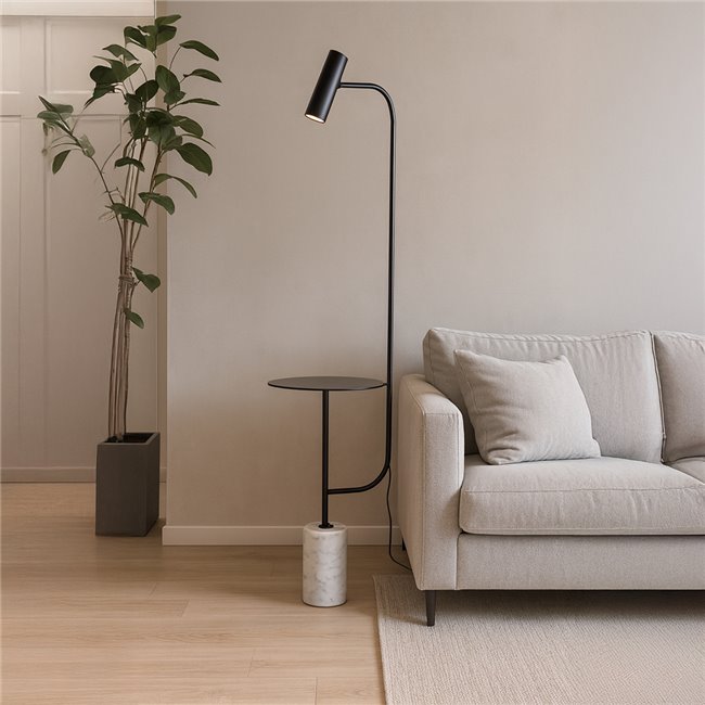 Floor lamp Malente LED, H148x43x40cm, GU10x3W