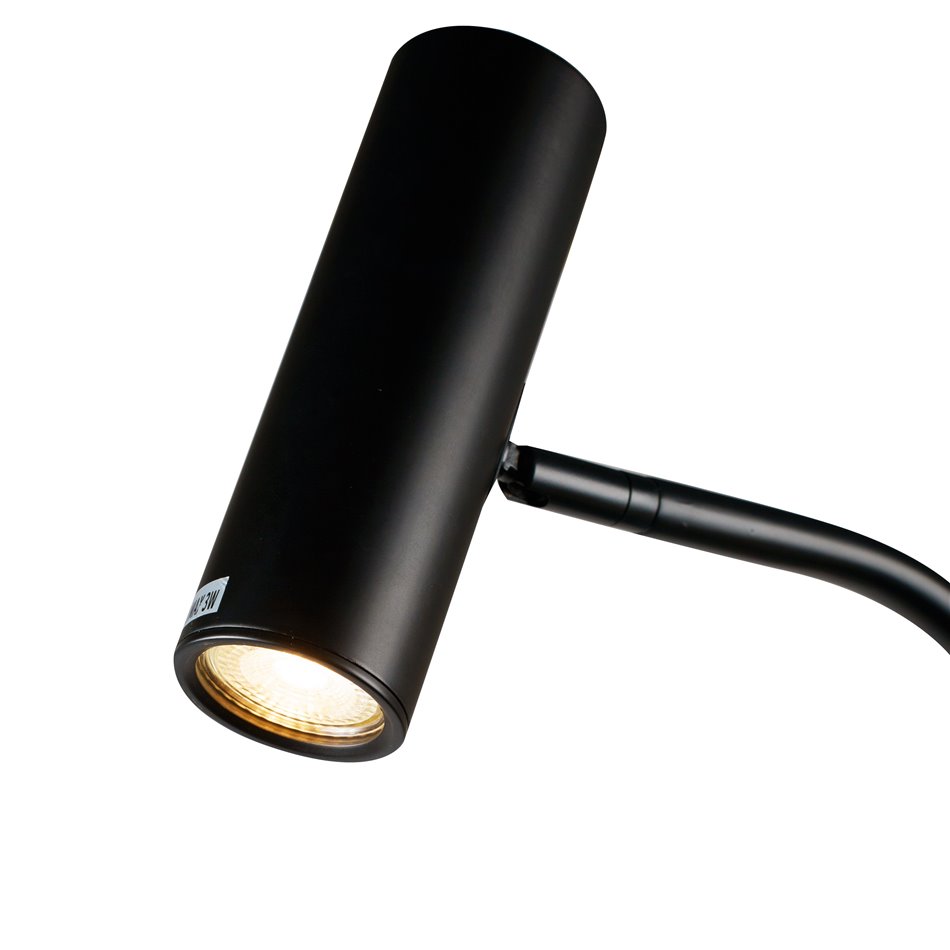 Floor lamp Malente LED, H148x43x40cm, GU10x3W