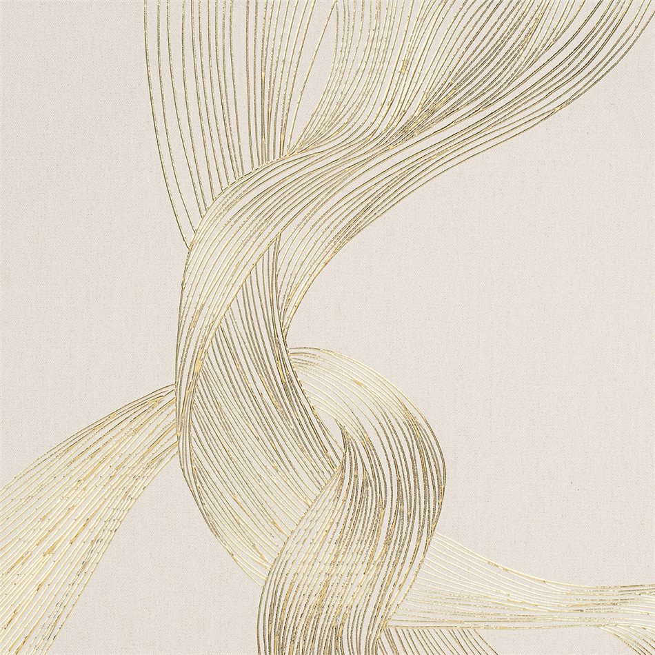 Картина на холсте Golden Swirl, 60x60cm
