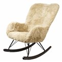 Rocking chair Amoretto YFDR-2-K, taupe, H104x69x101cm, seat height 47cm