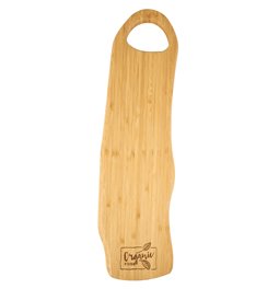 Bamboo cutting board ORGANIC FOOD, H1.5x48x14cm