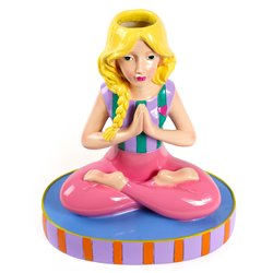 Vase Yoga Lady L, multi, H25x21.5x13cm