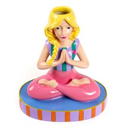 Vase Yoga Lady L, multi, H25x21.5x13cm