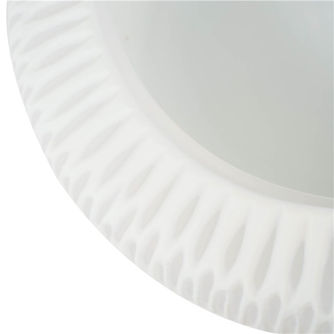Decorative tray Dandy, white, H8cm, D30.5cm
