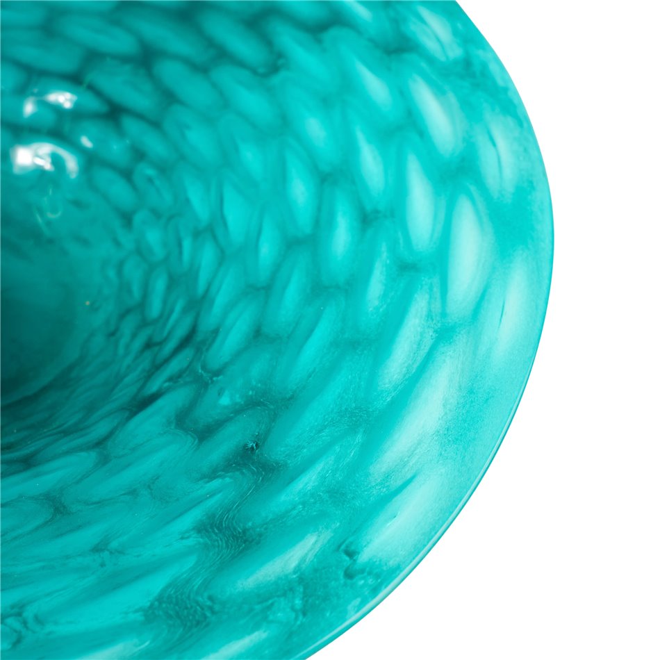 Decorative tray Deli Turq, H8cm, D40cm