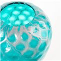 Vase Deli Turq, glass, H27cm, D17cm
