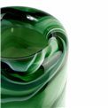 Vase Doria L, glass, green, H33.5cm, D17.5cm