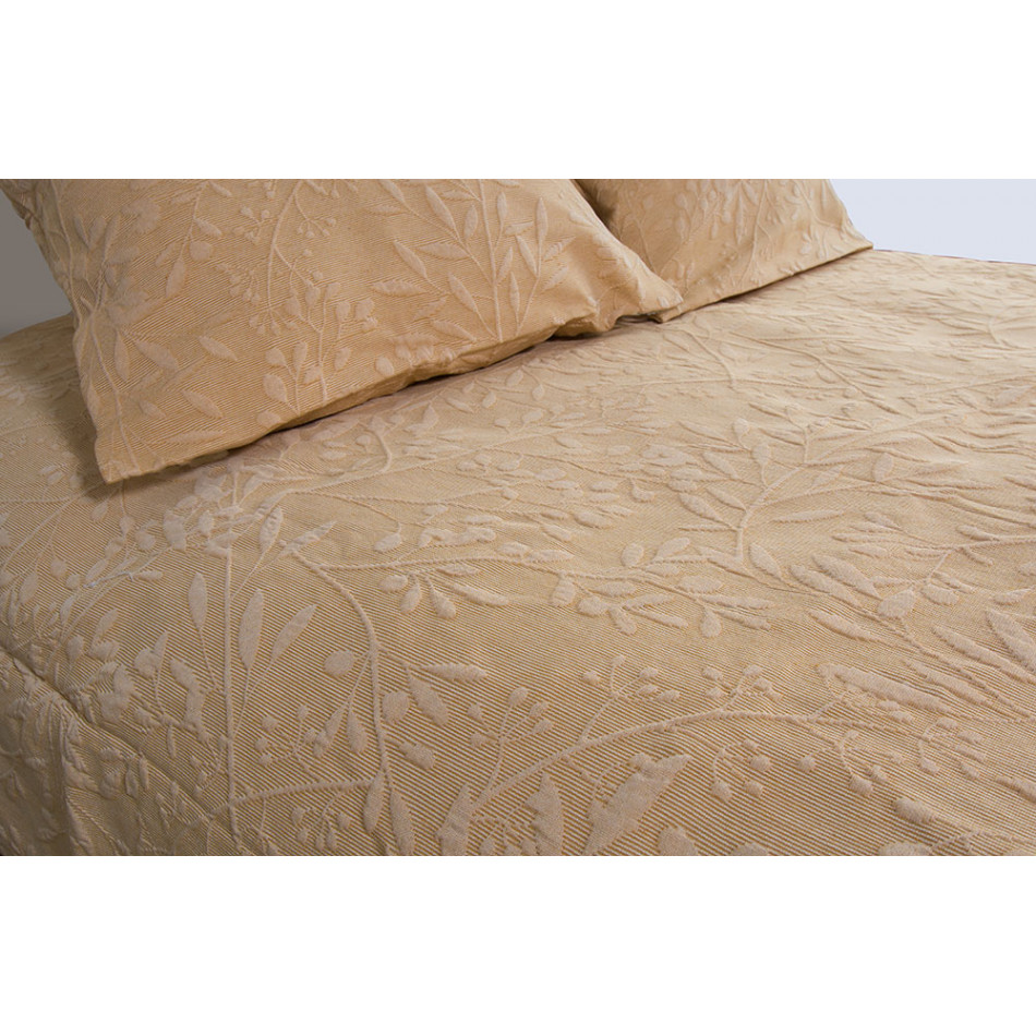 Bed cover Grain, sand colour, 160x220cm